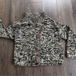 Pure Fabulous Funky Hand Knit Cropped Cardigan